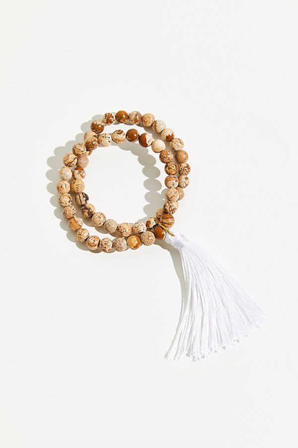 Lena Bernard Beaded Bracelet Set by Lena Bernard at Free People, Jasper, One Size | Free People (Global - UK&FR Excluded)