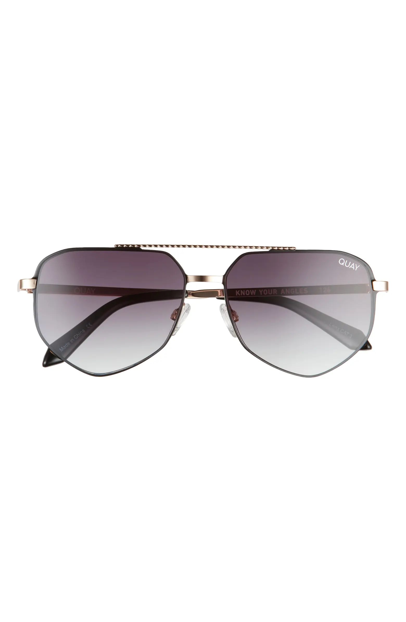 Know Your Angles 51mm Aviator Sunglasses | Nordstrom