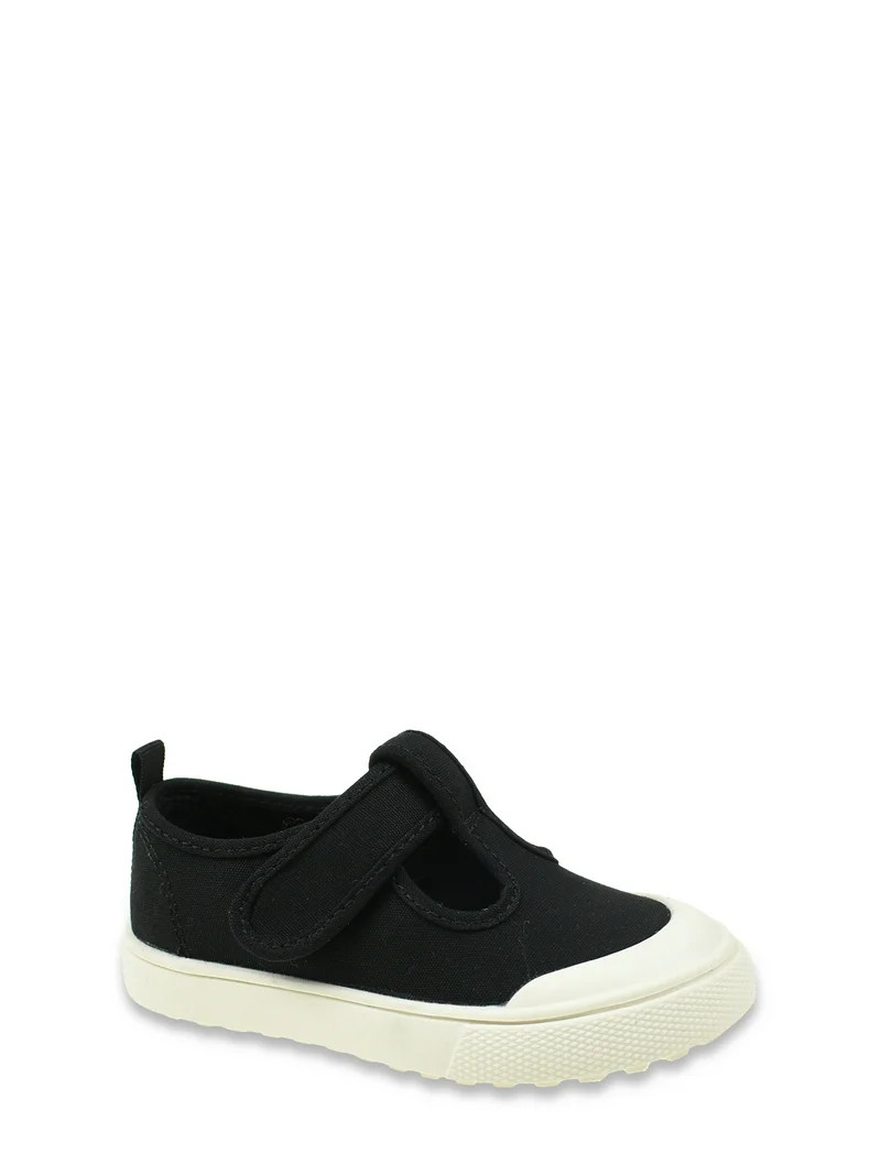 Wonder Nation Toddler Girls Canvas Mary Jane Sneaker | Walmart (US)