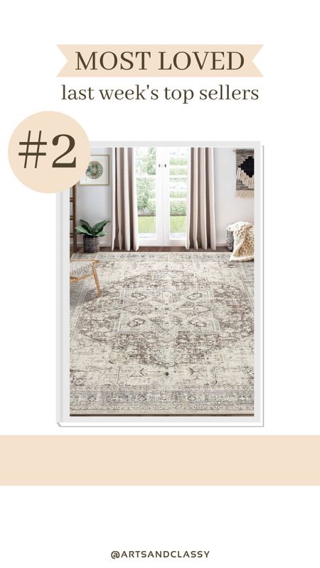 This boho area rug is one of this week’s most loved finds! It’s from Amazon and on MAJOR sale now!

#LTKHome #LTKSaleAlert