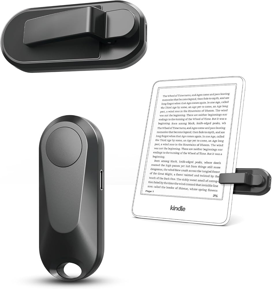 Remote Control Page Turner for Kindle Paperwhite Oasis Kobo eReaders, Camera Camcorder Remote Con... | Amazon (US)