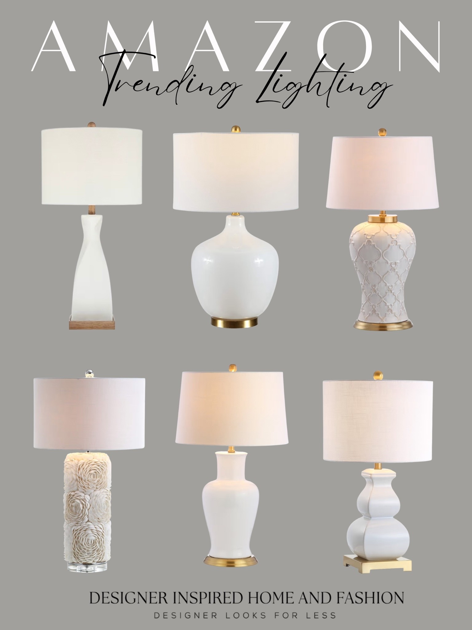 Amazon trending table lamp styles!

#LTKHome