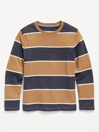Softest Long-Sleeve Striped T-Shirt for Boys | Old Navy (US)
