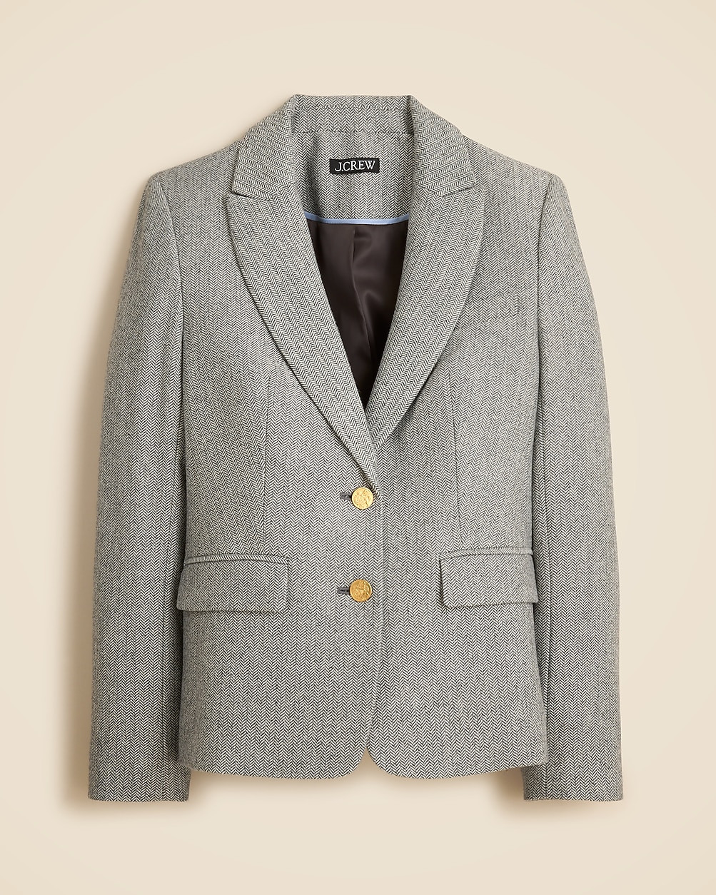 École blazer in herringbone wool blend | J. Crew US