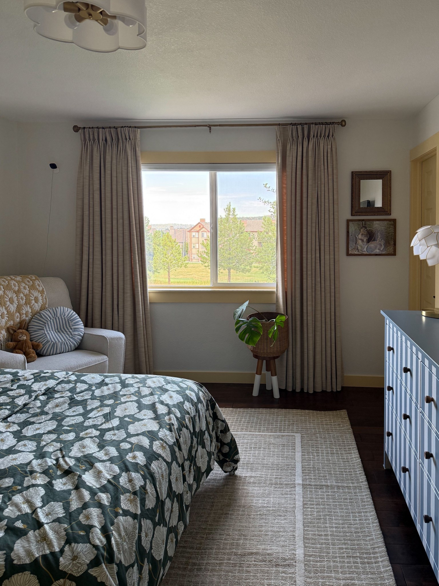 I linked everything that I could that I used for my daughter’s big girl butter yellow bedroom makeover! 