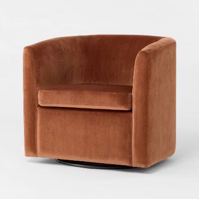 Vernon Upholstered Barrel Swivel Accent Chair - Threshold™ designed with Studio McGee | Target