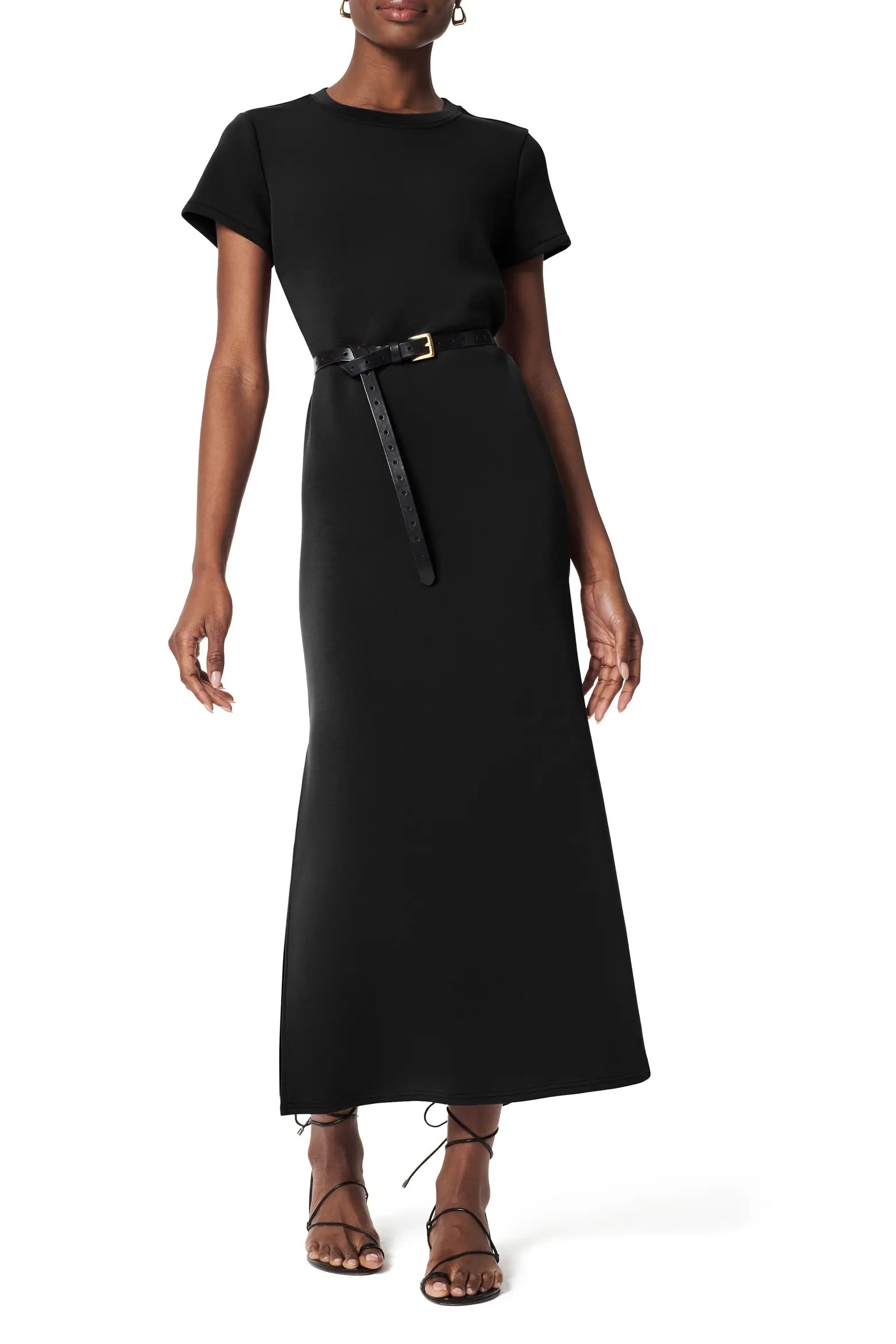 AirEssentials Stripe Side Slit Maxi Dress (Women) | Nordstrom | Nordstrom