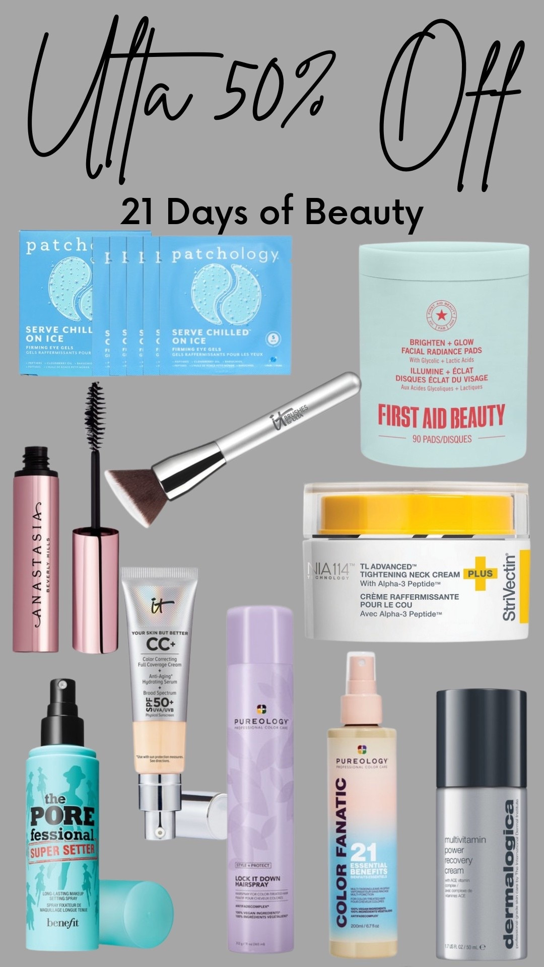 Ulta 21 days of beauty
50% off beauty
Spring Makeup
Summer Makeup
Spring break Makeup
Skin care
Premium skin care on sale

#LTKmomlife #LTKSaleAlert #LTKBeauty