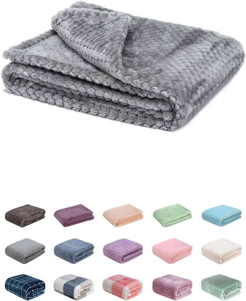 Fuzzy Blanket or Fluffy Blanket for Baby, Soft Warm Cozy Coral Fleece Toddler, Infant or Newborn ... | Amazon (US)