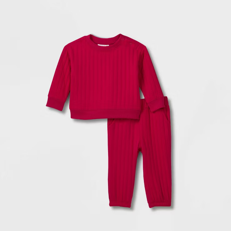 Baby Fleece Top & Bottom Set - Cat & Jack™ | Target