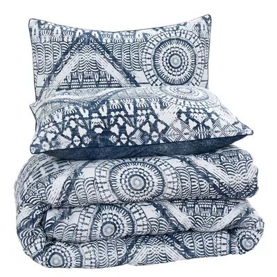 Baja Cotton Comforter Set Nikki Chu Size: Queen Comforter + 2 Shams | Wayfair North America