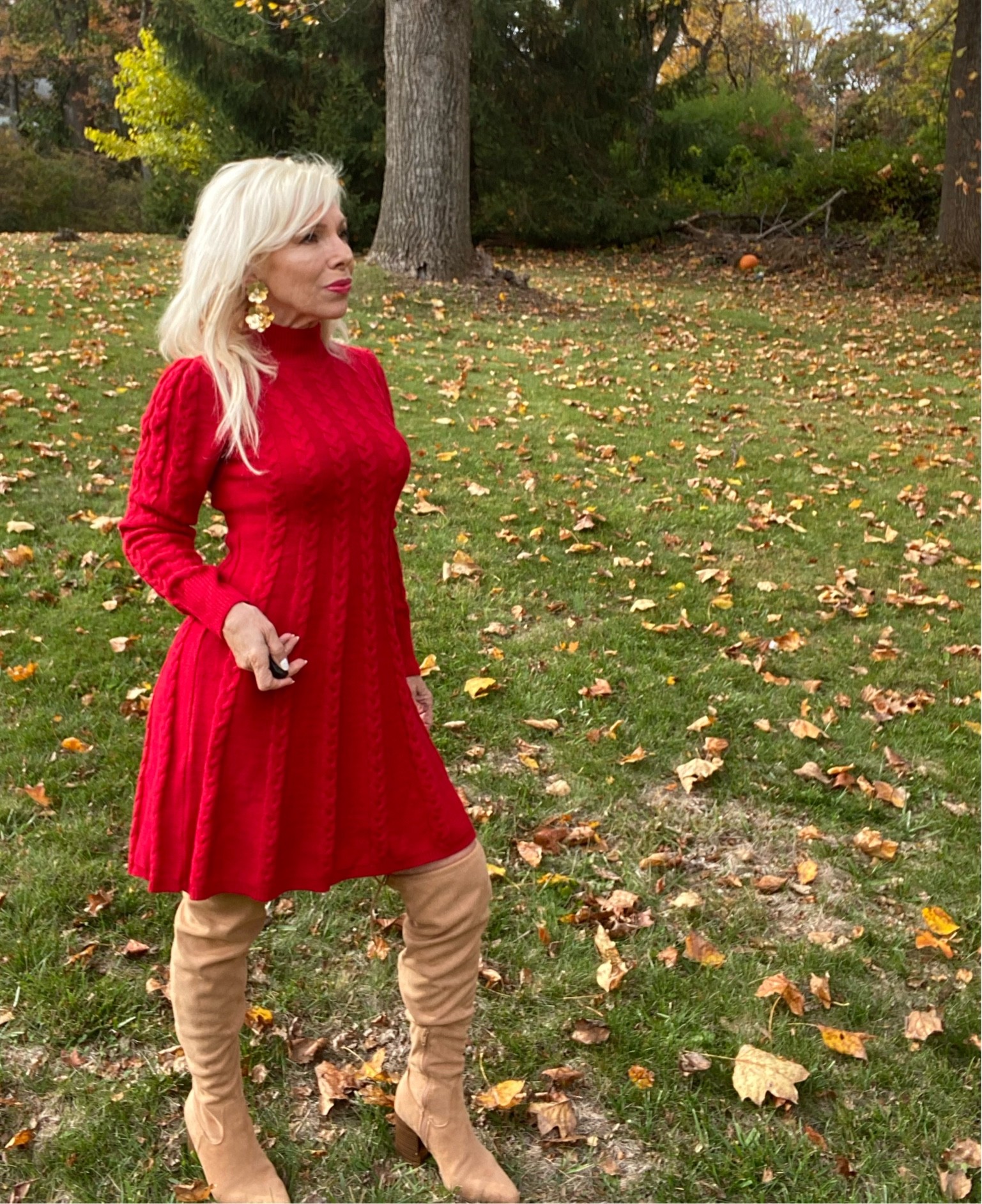 Red sweater cable knit dress perfect for a fall day and leading into the holidays! 

#cableknitdress #reddress #holidaydress #casualdress #sweaterdress

#LTKSeasonal #LTKHoliday #LTKunder100
