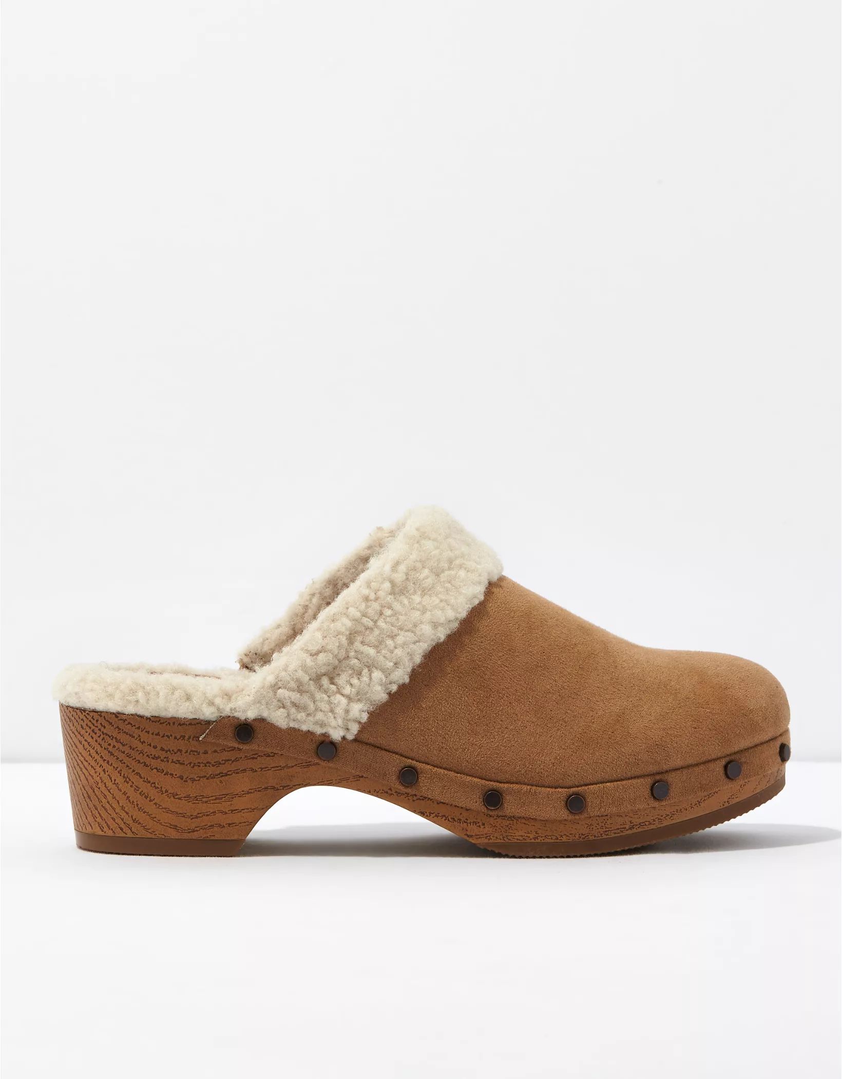 Faryl by Faryl Robin Sherpa Clog | American Eagle Outfitters (US & CA)