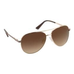 Women's Laundry by Shelli Segal LS143 Sunglasses Gold/Brown | Bed Bath & Beyond