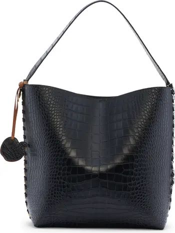 Stella McCartney Frayme Croc Embossed Apple Skin Tote | Nordstrom | Nordstrom