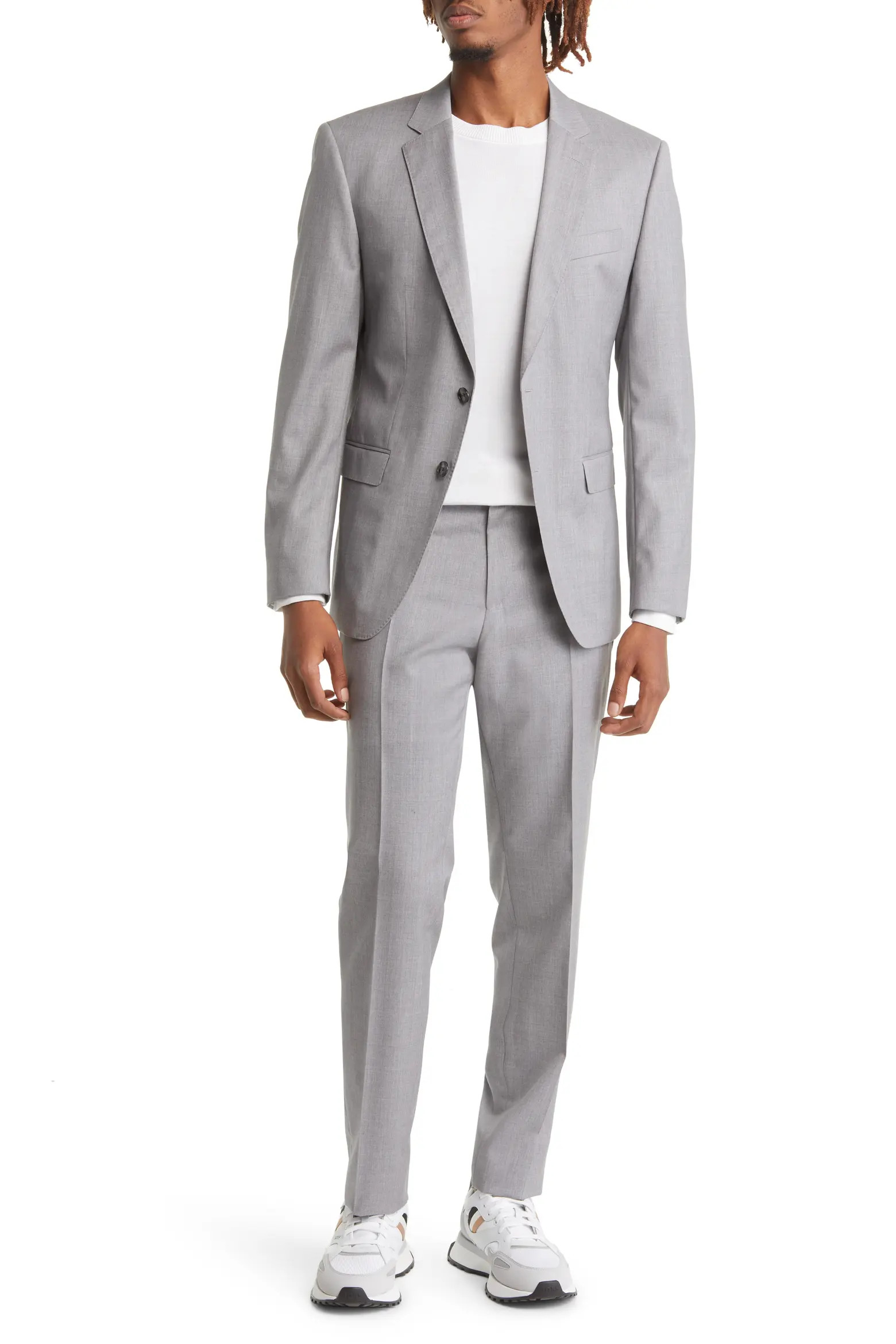 BOSS Huge Solid Wool Suit (Men) | Nordstrom | Nordstrom