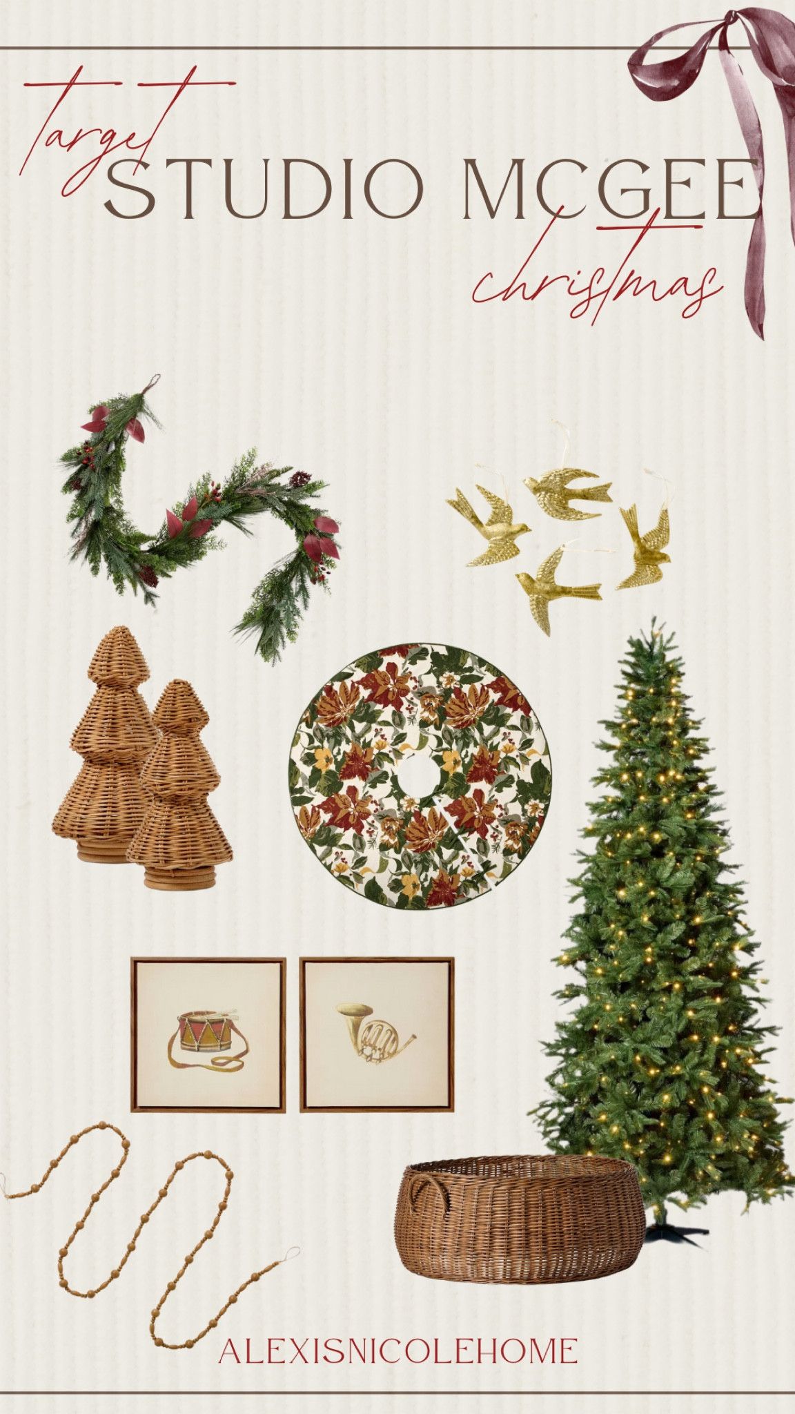 A vintage Christmas through targets studio McGee Christmas launch! 

#LTKSeasonal #LTKFindsUnder50 #LTKHome