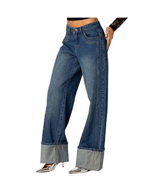 Women's Vesper Cuffed Low Rise Jeans - Macy's | Macy's