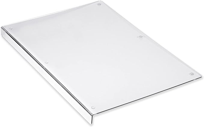 Cutting Board with Lip Edge – Clear Acrylic – Non-Slip – 24” x 18” – Countertop Prote... | Amazon (US)