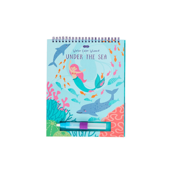 Mud Pie Kids Mermaid Water Wizard Book in Blue | Paper | Mud Pie