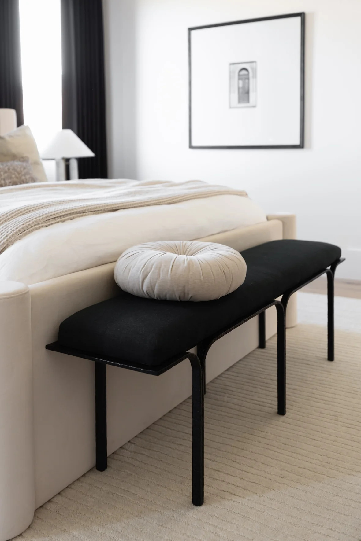 Bryn Black Bench | THELIFESTYLEDCO