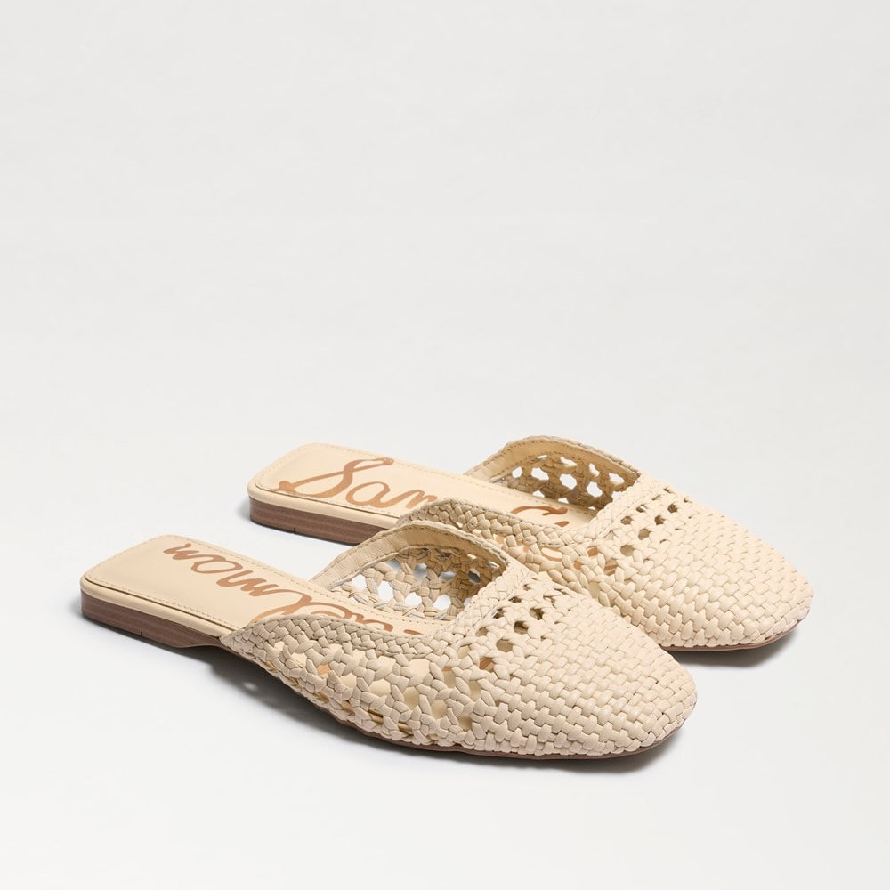Sam Edelman Nola Mule Slide Modern Ivory Leather | Sam Edelman