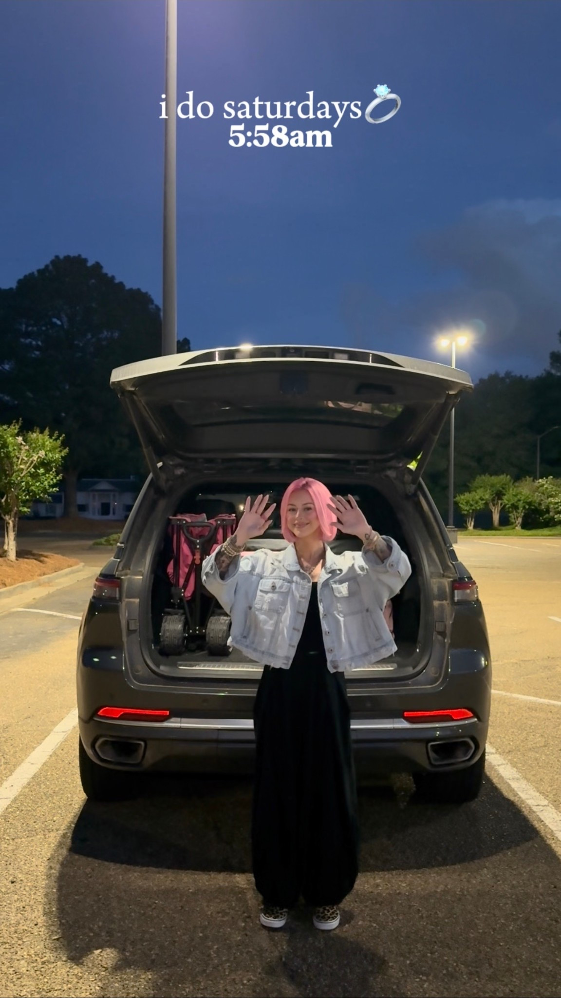 saturdays fit 🫶🏻
Denim jacket was a thrift find 🤍