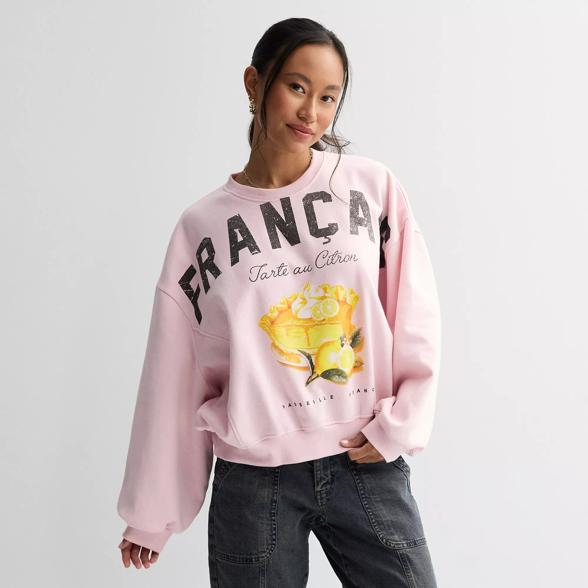 Juniors' Threads of Luxx Francais Fleece Pullover | Kohl's