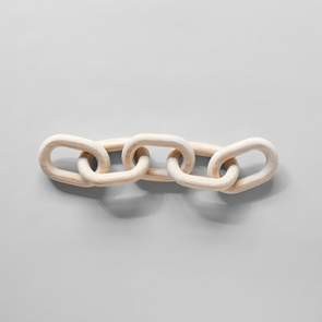 Pale Wood Chain, Small Link | Bloomist