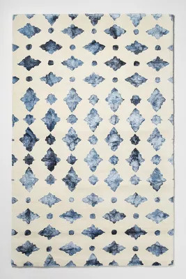 Tufted Moroccan Tile Rug | Anthropologie (US)