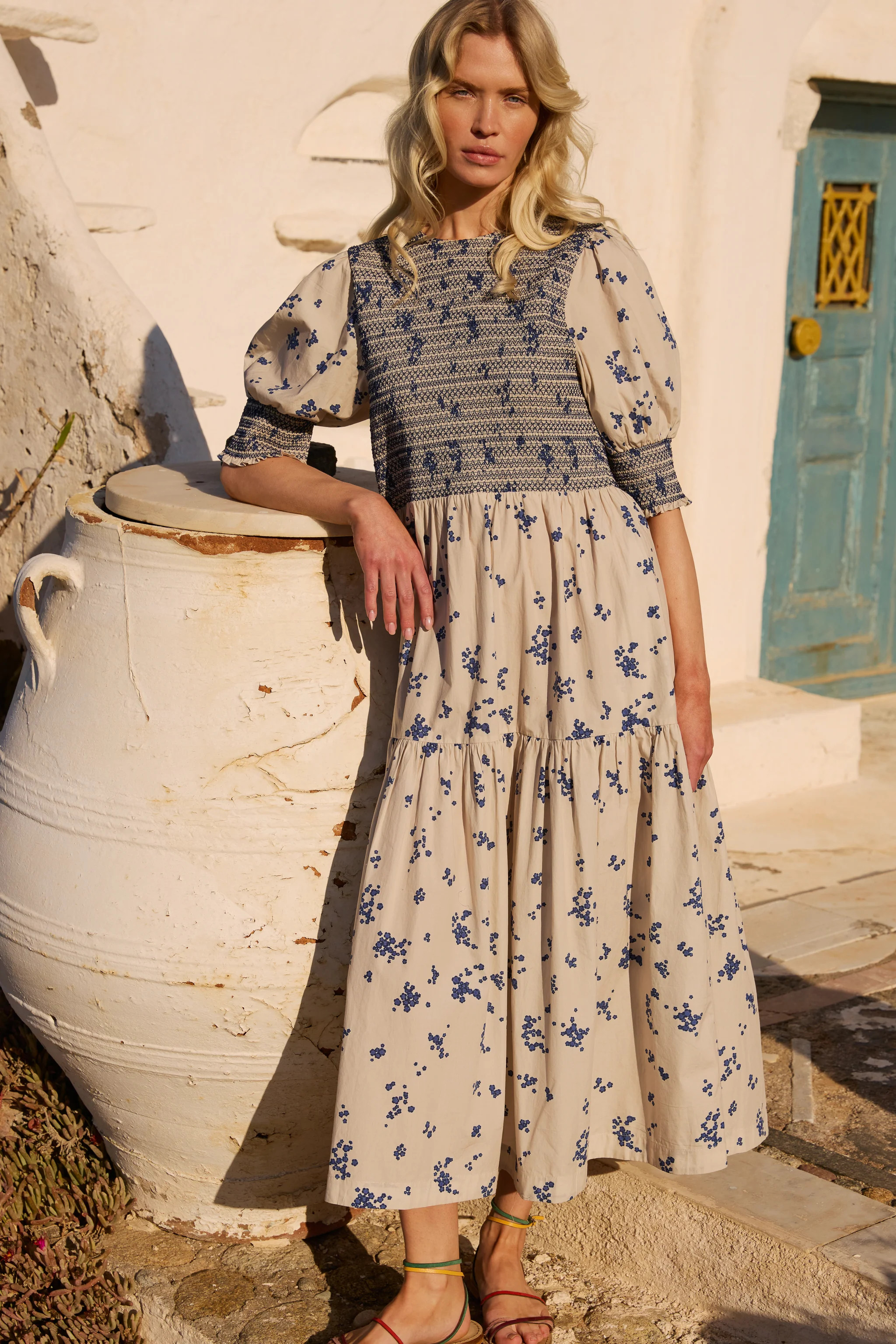 Quinn Dress- Alyssum Cream | Oliphant Design