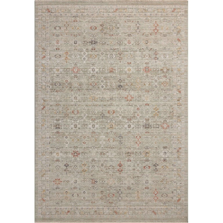 Chris Loves Julia x Loloi Ida Spa / Multi 18" x 18" Sample Rug | Walmart (US)