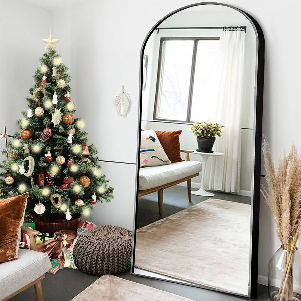 NeuType Arched Full Length Mirror Standing Hanging or Leaning Against Wall, Oversized Large Bedro... | Amazon (US)