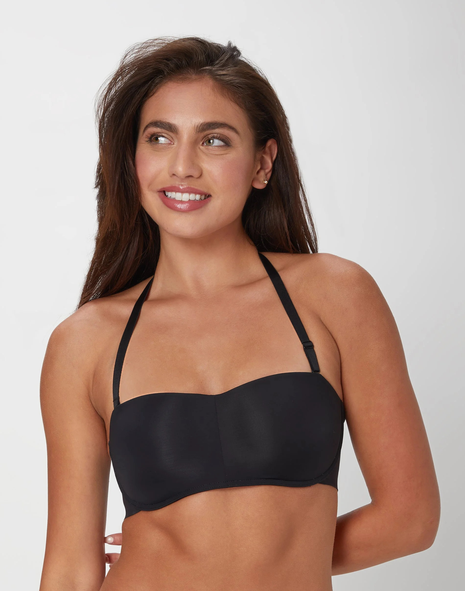 Maidenform Strapless Bra with Stay-Put Tech, Wireless (Plus Size Available) Black M Women's - Wal... | Walmart (US)