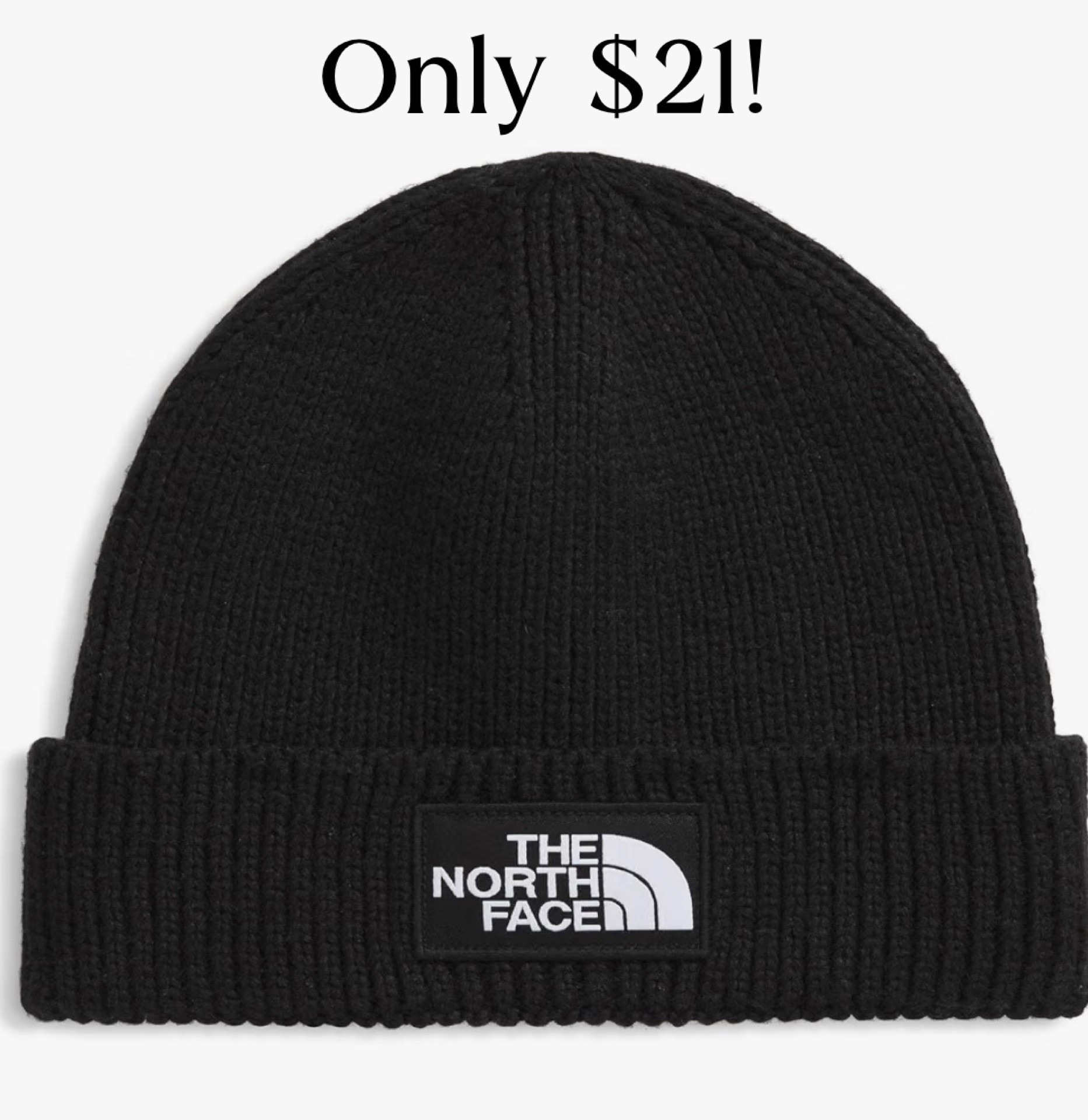 Super rare markdown today on The North Face Logo Beanie in black! Hardly ever see this on sale, and it’s down to $21 today - flying at this price point. So warm, and a unisex style that’s perfect for a variety of ages!

#LTKSaleAlert #LTKSeasonal #LTKootd