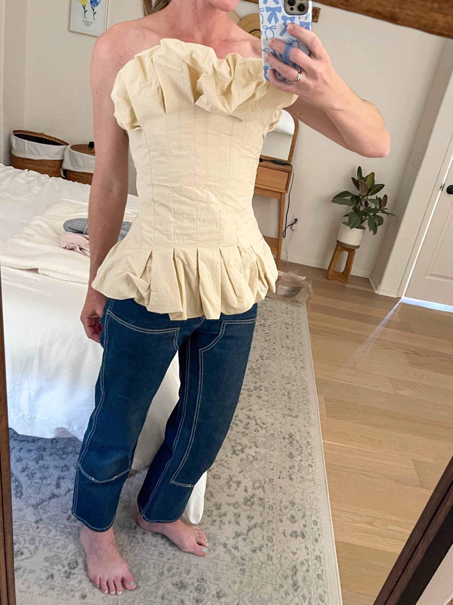 This corset sold out so fast! I’m returning this one because it just didn’t work for me but it’s definitely a statement piece! It was a little big in the bust for me but otherwise fits TTS, I’m wearing a small.

#LTKSeasonal