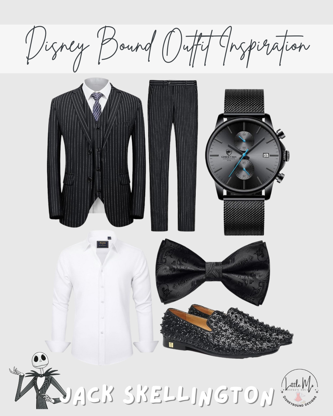 Jack Skellington Nightmare Before Christmas Disney Bound Outfit Inspiration | Valentine Day Inspired Look 

 

#LTKOver40 #LTKMidsize #LTKStyleTip