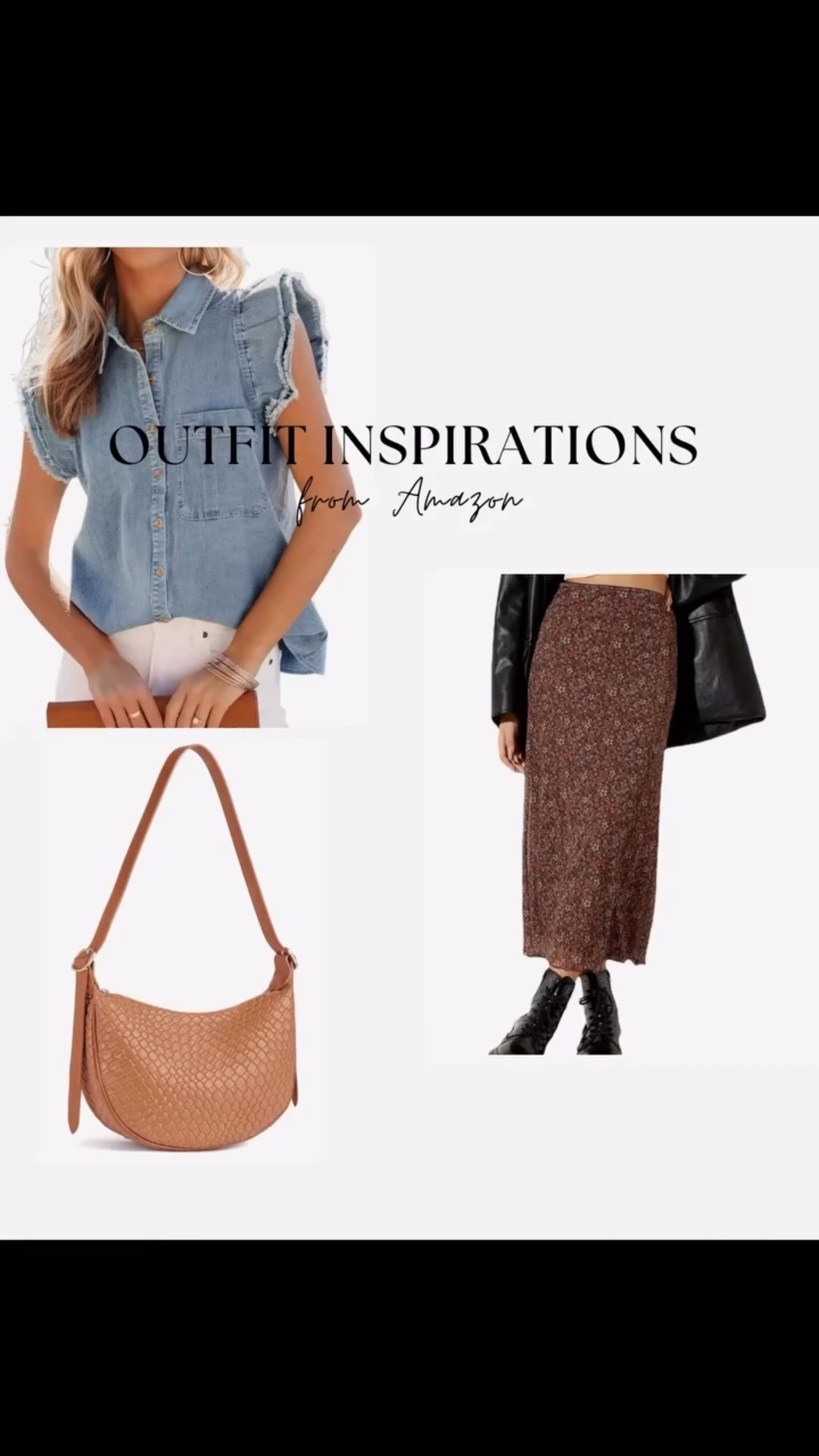 ✨ Monday outfit inspo ✨
Floral skirt + light denim top + the perfect brown crossbody 🤎 All from Amazon + all under budget 🙌 The easiest way to start the week cute + comfy!  @amazon @amazonfashion 

#MondayInspo #AmazonFashion #AmazonFinds #AmazonOutfit #OOTDInspo #AffordableFashion #EverydayStyle #FallOutfitInspo #AmazonStyle #OutfitIdeas #MomStyle #FloralSkirt #OOTDAmazon #ad