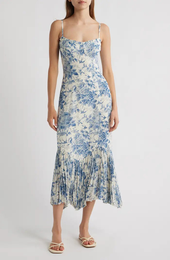 Aiko Pleated Slipdress | Nordstrom