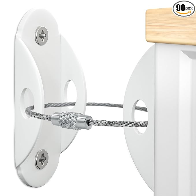 Furniture Anchors (10 Pack) for Baby Proofing, Furniture Straps Anti Tip Furniture Anchor Securin... | Amazon (US)