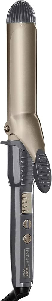 INFINITIPRO BY CONAIR Tourmaline 1 1/4-Inch Ceramic Curling Iron, 1 ¼ inch barrel produces loose... | Amazon (US)