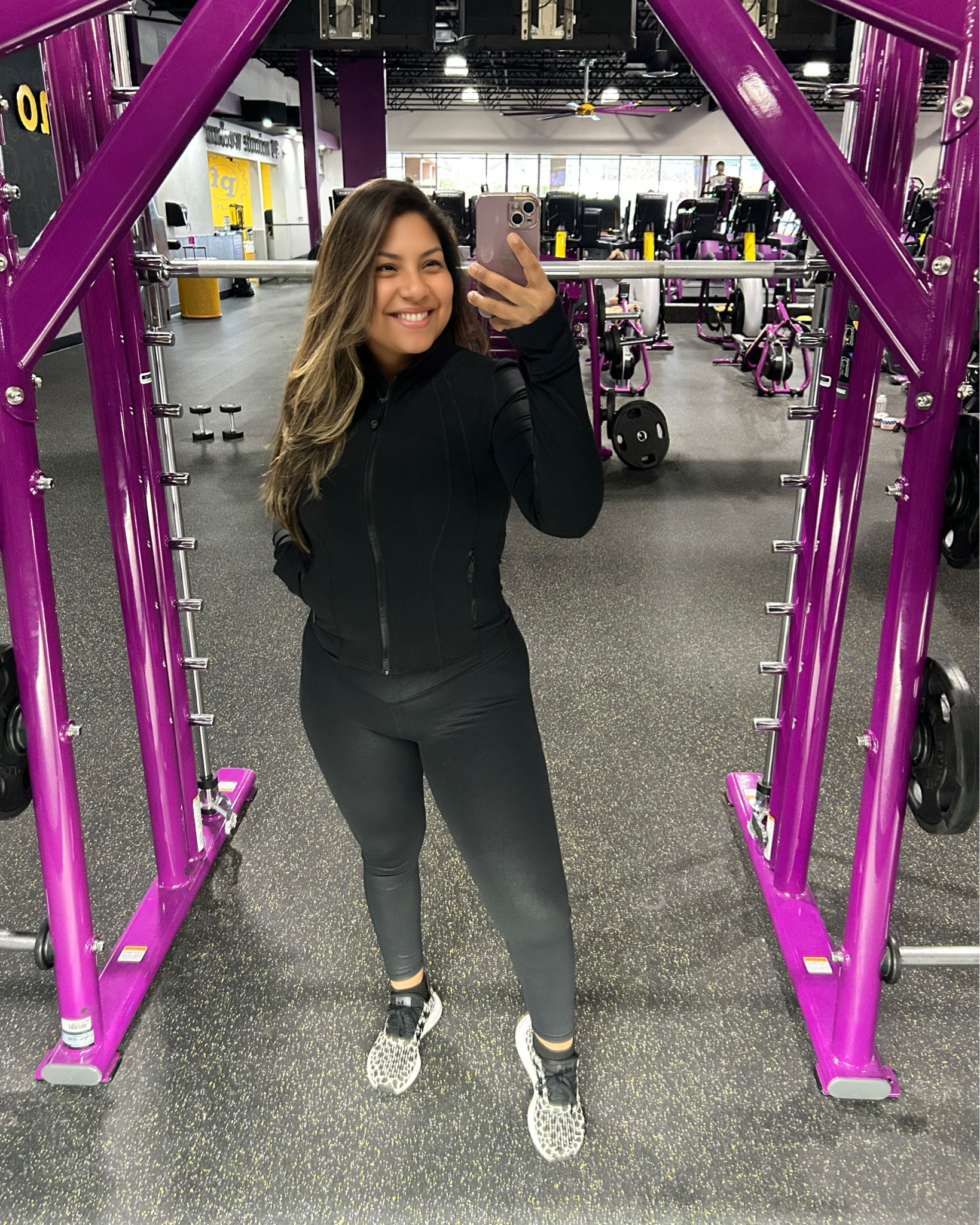 What do I love the most about? THE FIT!!! … The slim rocking fit 🤌🏽🔥🔥…and the cute details 😍

Dets:
•thumb holes 
•the sleeves flip over your fists
•The pockets zip, perfect so you can carry your phone and keys and not lose them. 
•2 inner pockets 
•Mesh Fabric On Back
•87% Nylon + 13 Spandex (Lycra fabric)

I’m 36C wearing L 🖤

The Lycra fabric is stretchy but fitted and comfy.

#LTKActive #LTKSeasonal #LTKFitness