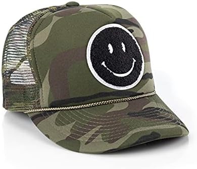 Local Beach Smiley Patch Trucker Hat (Camo) | Amazon (US)