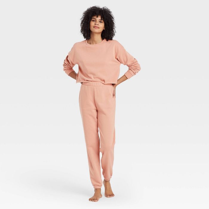 Target/Women/Women's Clothing/Pajamas & Loungewear/Pajama Bottoms‎Women's Fleece Lounge Jogger ... | Target