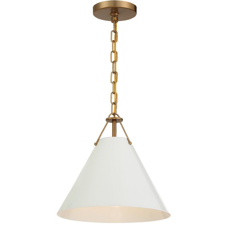 Xavier 1-Light Pendant, Gold | One Kings Lane