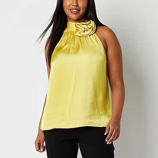 new!Worthington Womens Sleeveless Mock Neck Top | JCPenney
