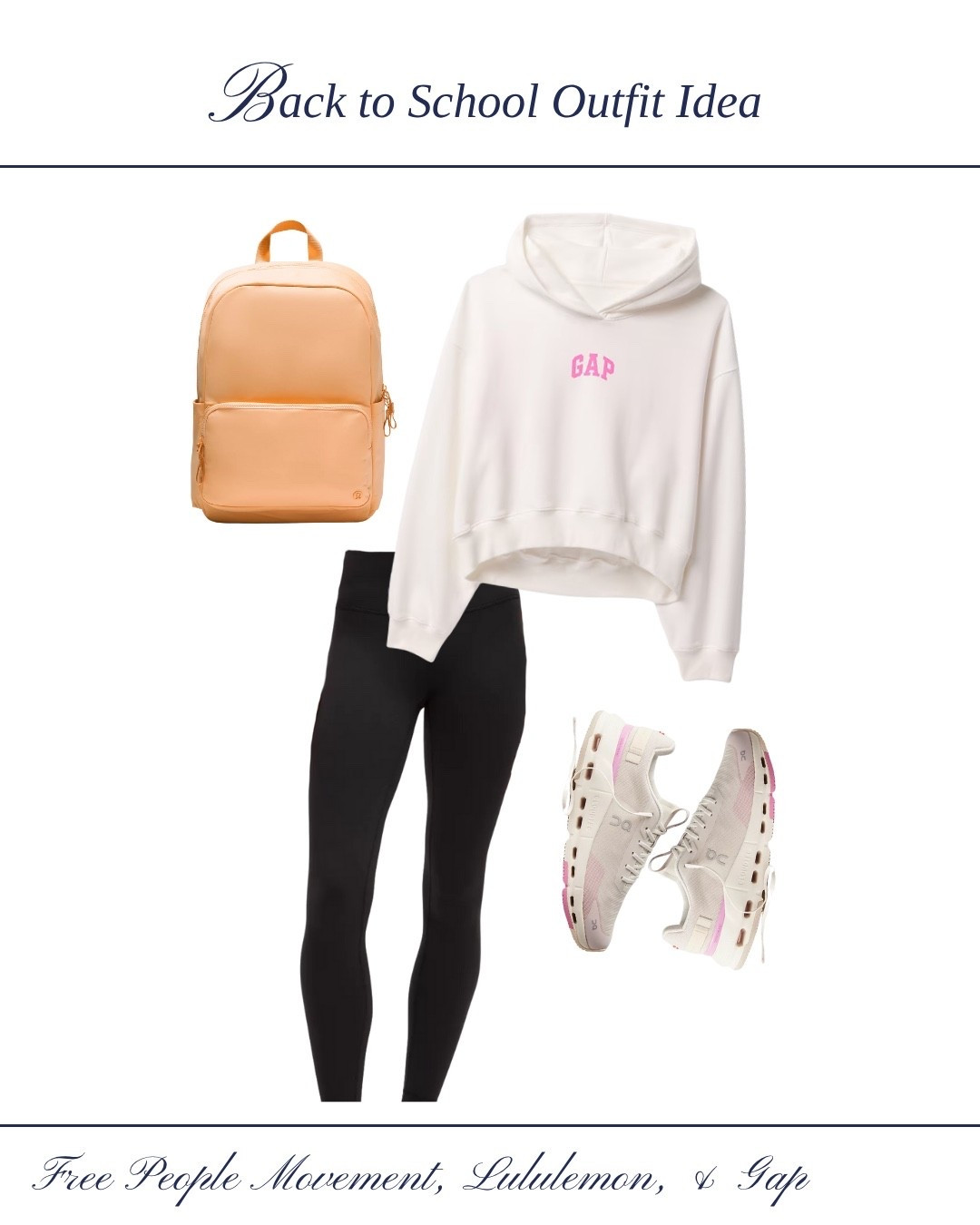 Comfy, classic, and ready for class. Hoodie, leggings, and sneakers — the essentials. 

Hoodie, Leggings, Lululemon, On Cloud, Gap, Backpack, Sneakers, Shoes

#LTKActive #LTKStyleTip #LTKU