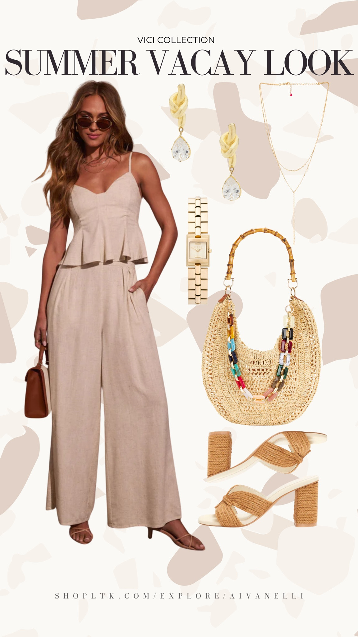 VICI summer vacay look

Use code aivanelli35 for 35% off your order

flowy maxi dress beach look
linen matching set vacation vibe
lightweight sundress casual chic
crochet cover up resort outfit
breezy wide leg pants outfit
tropical print two piece set
denim shorts and tank combo
silky slip dress sunset dinner
off shoulder dress vacation look

#LTKSeasonal #LTKSaleAlert #LTKootd