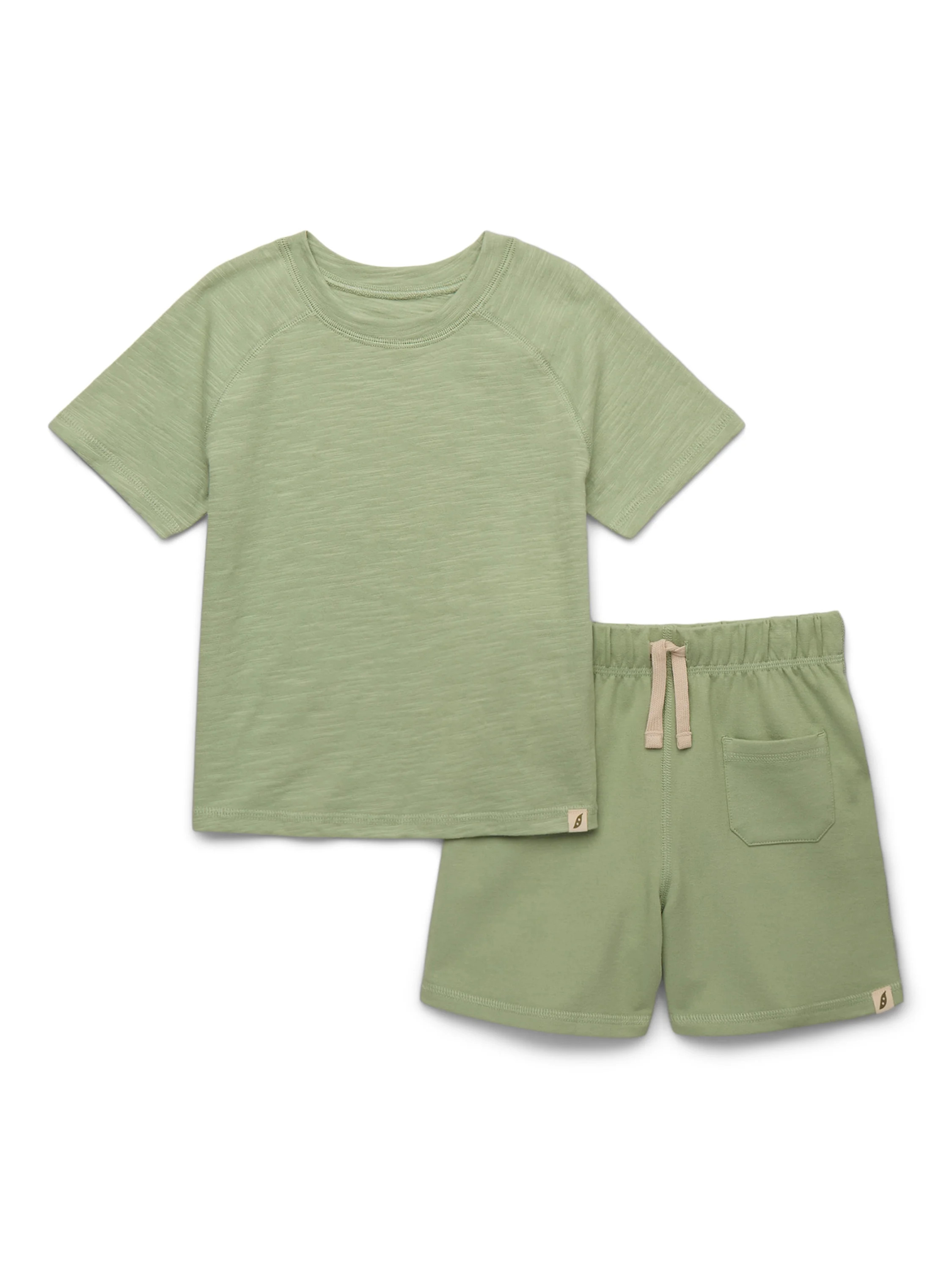 easy-peasy Toddler Boys Short Sleeve Tee & Shorts Outfit Set, 2-Piece, Sizes 18M-5T | Walmart (US)
