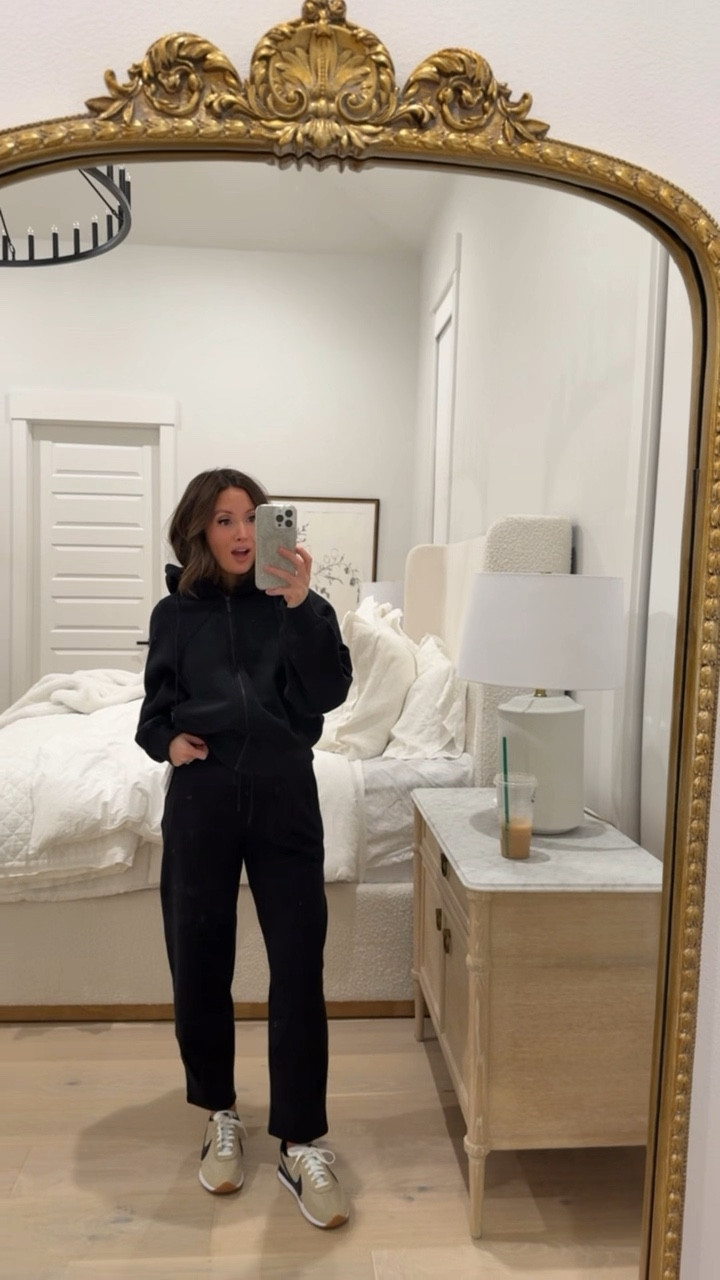 NSALE TRYON 💛 this set you guys are going to LOVE! these pants are perfect if you are petite! I’m wearing a small but going to order an xs tonight (definitely size down), wearing these joggers in an xs and they are perfect! these shoes are an expected favorite (tts)!

#LTKStyleTip #LTKSaleAlert #LTKSeasonal